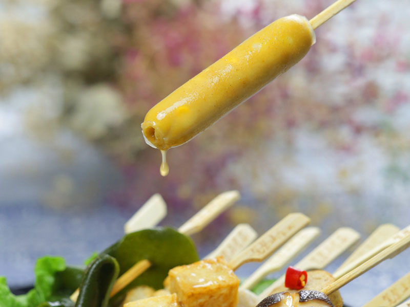 おでんの単品（コーンウインナー）